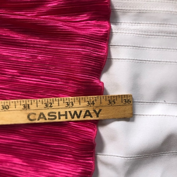 Pink Long Sleeve Dress with Ruffle Detail - Picture 8 of 12